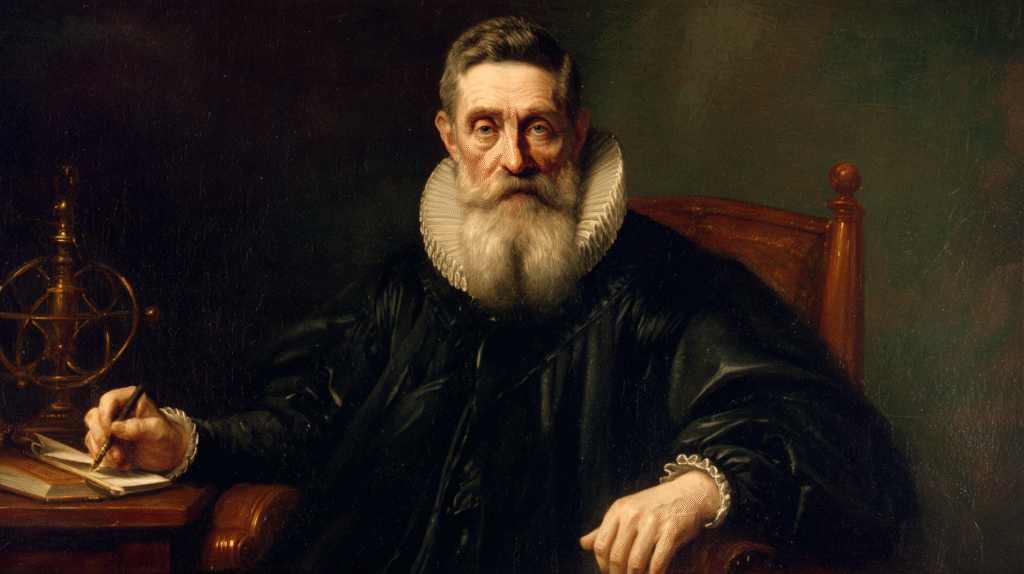 John Napier photograph built from painting